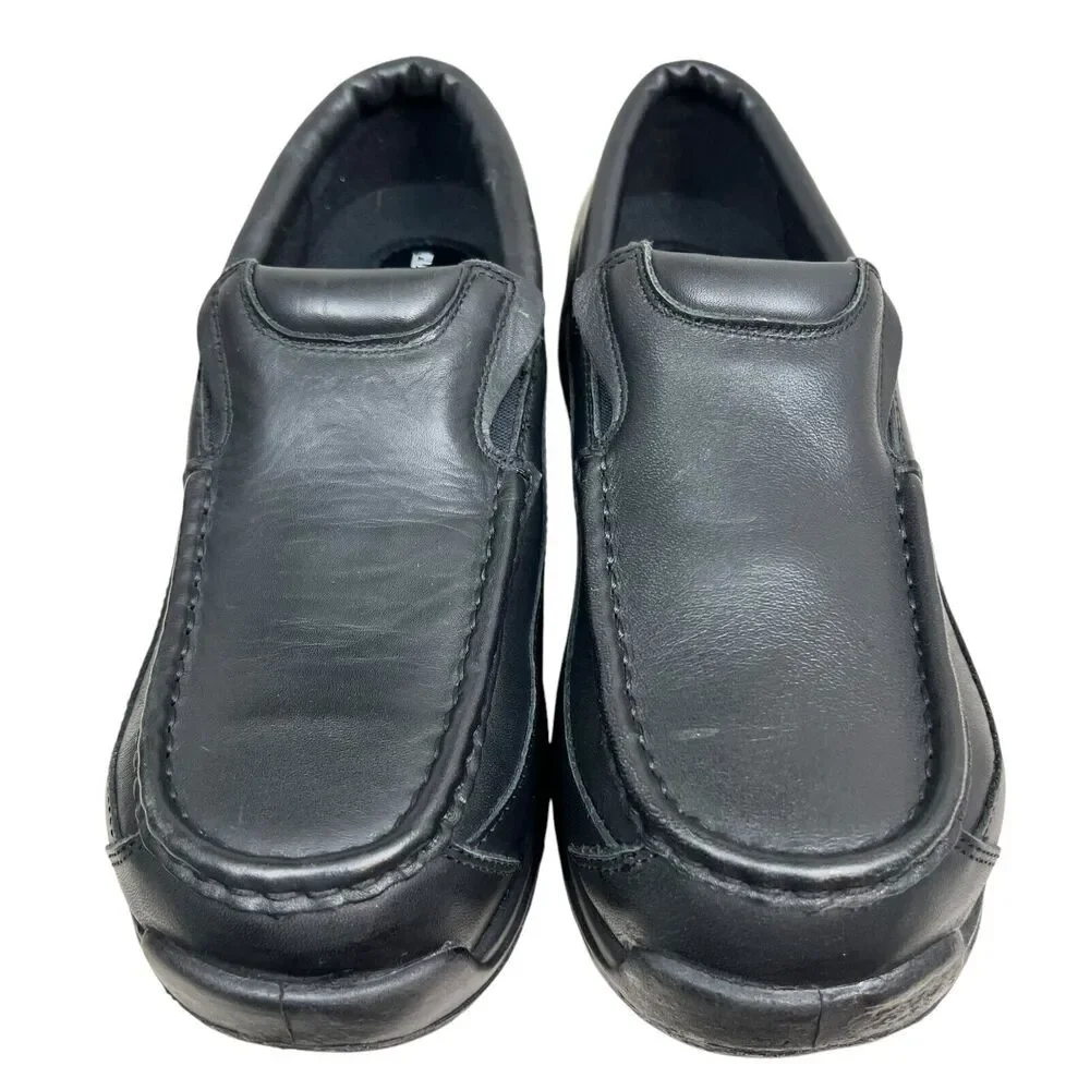 Florsheim Mens Work Shoe Leather XTR Composite Toe Slip Oil Resisting Black 8.5D